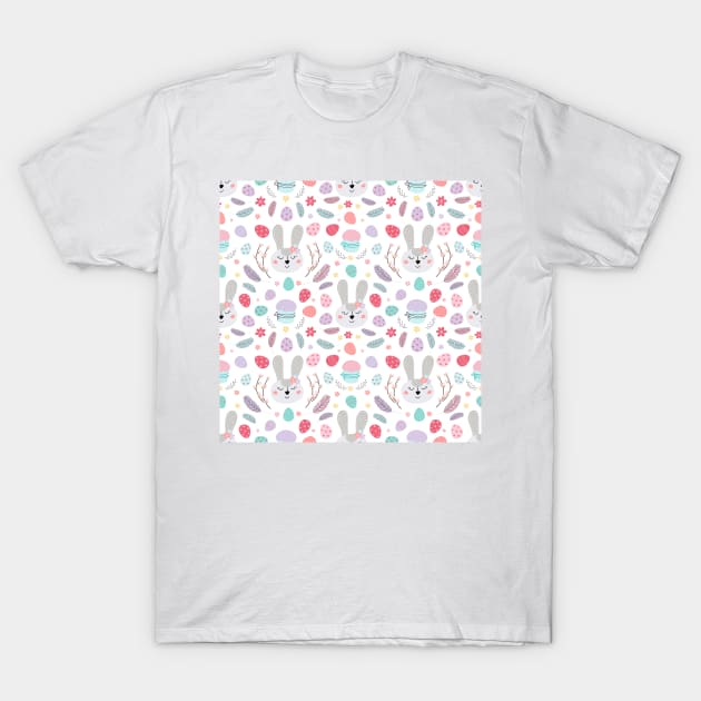 Easter Eggs and Bunnies | Happy Easter T-Shirt by gronly